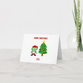 Christmas FrankenCheese Small Grußkarte Karte