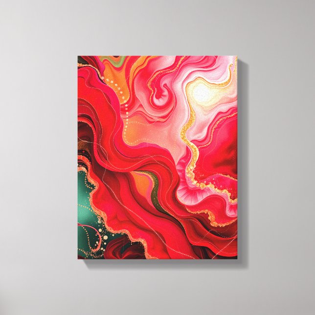 Christmas Frequency Resonance Premium Wrapped  Leinwanddruck (Vorderseite)