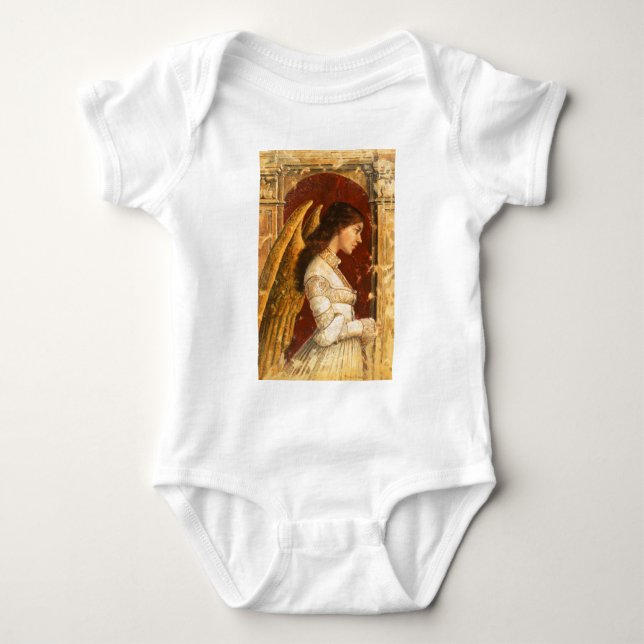 Christmas Fresco Angel Baby Strampler (Vorderseite)
