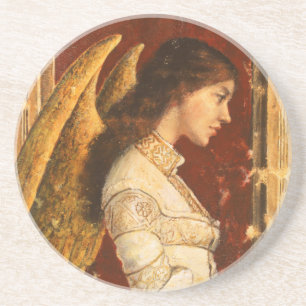 Christmas Fresco Angel Getränkeuntersetzer