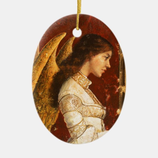 Christmas Fresco Angel Keramikornament (Vorne)