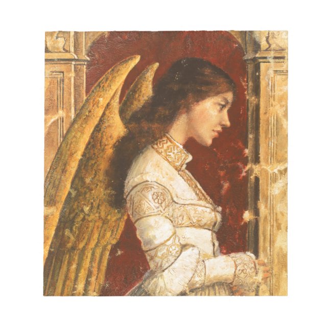 Christmas Fresco Angel Notizblock (Vorderseite)