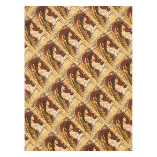 Christmas Fresco Angel Tischdecke (Vorderseite)