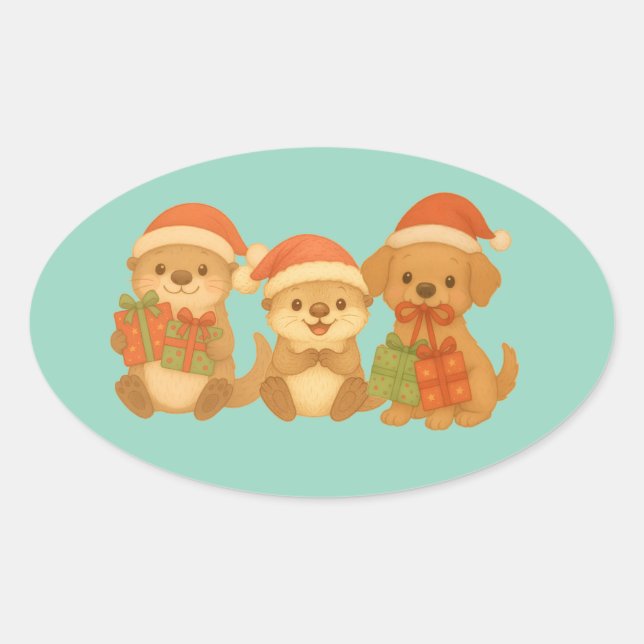 Christmas Friends Sticker (Vorderseite)