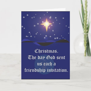 Christmas: Friendship Einladung Card