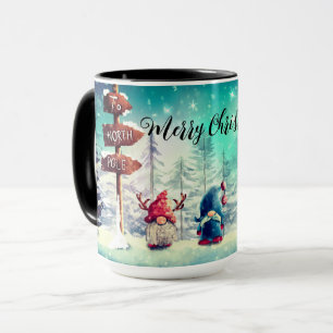 Christmas Funny Gnomes Tasse