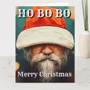 Christmas Funny Novelty HO BO BO Gruß Karte