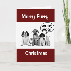 CHRISTMAS FÜR HUND/KATZE-GROOMER/VETERINARIER/MEHR KARTE