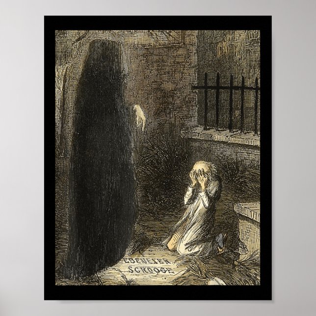 Christmas Future Charles Ens A Christmas Carol Scr Poster (Vorne)