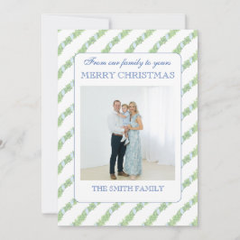 Christmas Garland Grandmillenial Photo Feiertagskarte