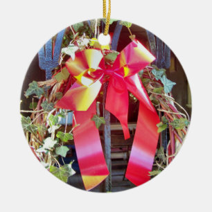 CHRISTMAS GARLAND KERAMIKORNAMENT