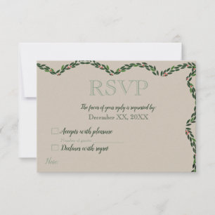 Christmas Garland UAWG RSVP Karte