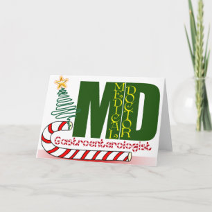 CHRISTMAS GASTROENTEROLOGIST FEIERTAGSKARTE
