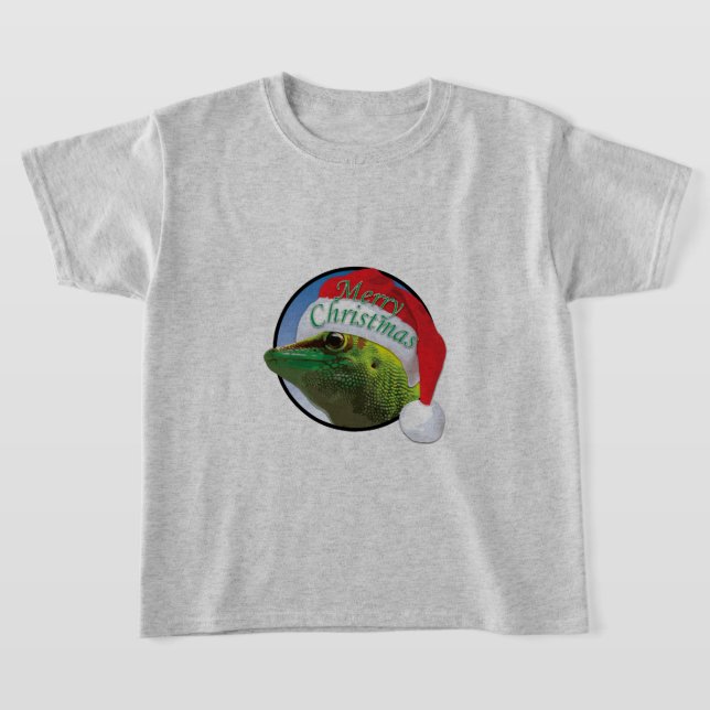 Christmas Gecko - Der grundlegende T - Shirt der K (Ablage )