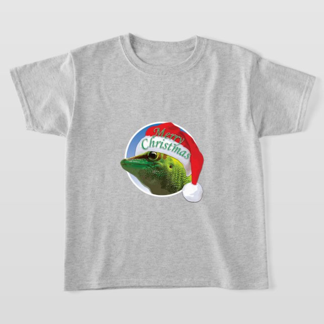 Christmas Gecko - Der grundlegende T - Shirt der K (Ablage )
