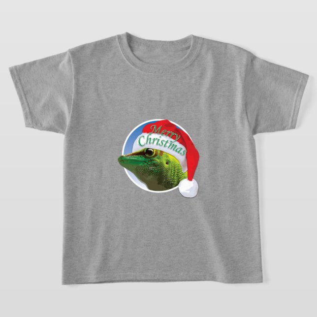 Christmas Gecko - Der grundlegende T - Shirt der K (Ablage )