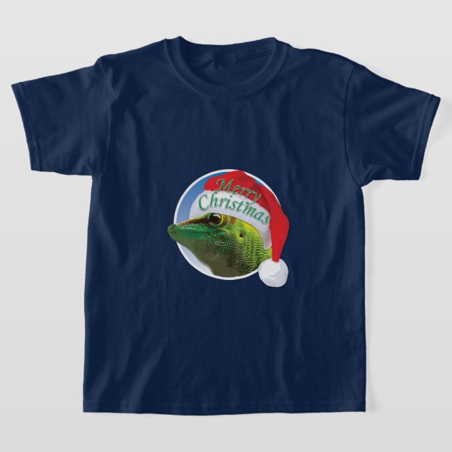 Christmas Gecko - Der grundlegende T - Shirt der K (Ablage )