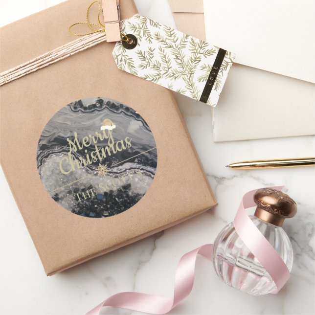 Christmas geode sticker (Schenken)