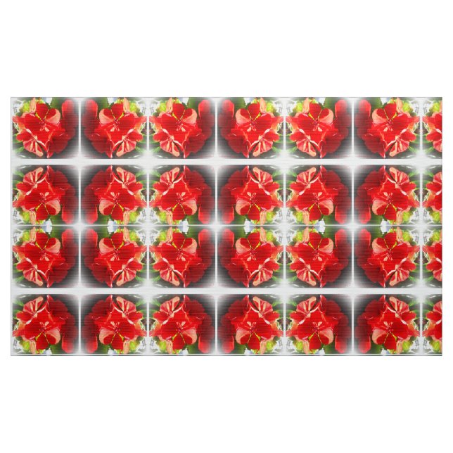 Christmas Geranium Fabric Stoff (Yard (91,4 cm))
