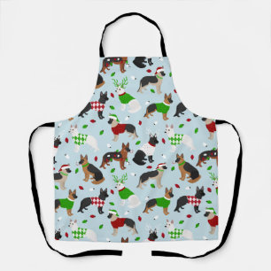 Christmas German Shepherd Apron Schürze
