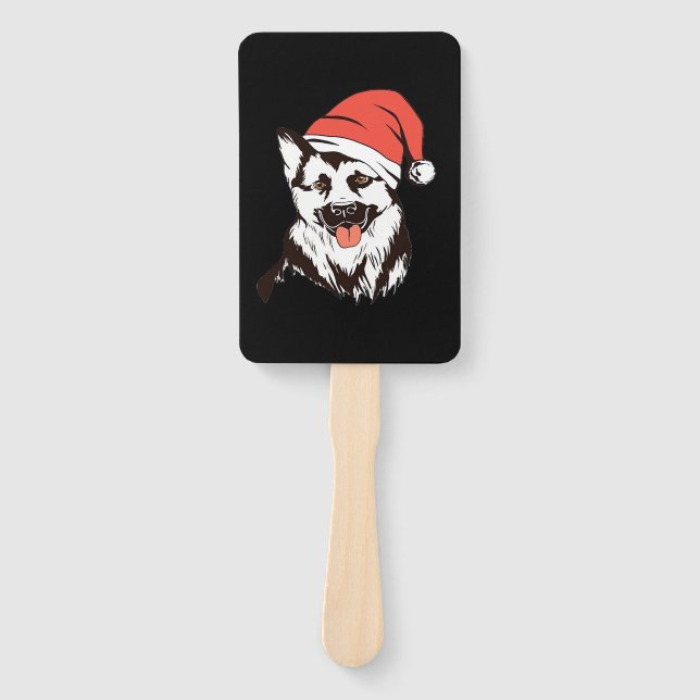 Christmas German Shepherd Classic T-Shirt Fächer (Vorderseite)