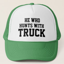 CHRISTMAS Geschenk Idee Baseball HUNTS MIT TRUCK T Truckerkappe