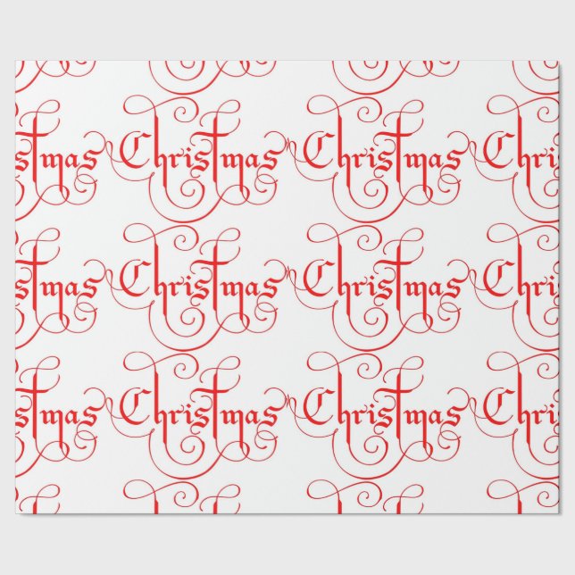 CHRISTMAS GESCHENKPAPIER (Saum)
