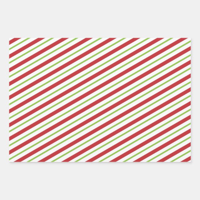 "Christmas" Geschenkpapier Set (Vorderseite)