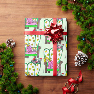 CHRISTMAS GEWARTET FÜR SANTA GESCHENKPAPIER