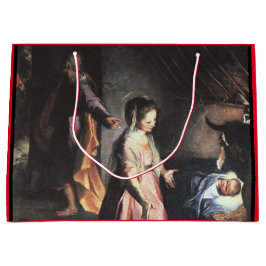 CHRISTMAS GIFT BAG RENAISSANCE NATIVITÄT GROßE GESCHENKTÜTE
