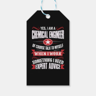 CHRISTMAS GIFT, Chemieingenieur Geschenkanhänger