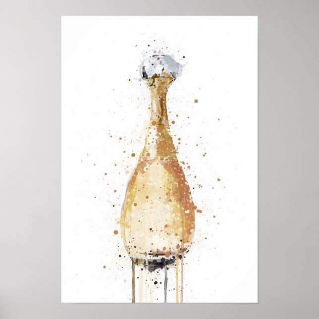 Christmas Gift Fragrance Bottle 'Gold' Poster (Vorne)