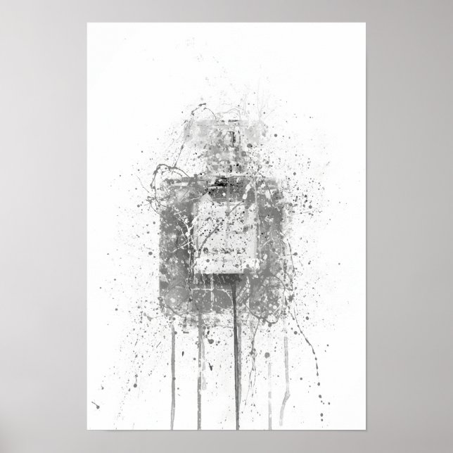 Christmas Gift Fragrance Bottle Wall Poster (Vorne)