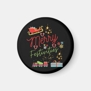 Christmas Gift Merry Festivities Magnet