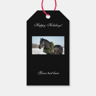 Christmas Gift Tag Equestrian Geschenkanhänger