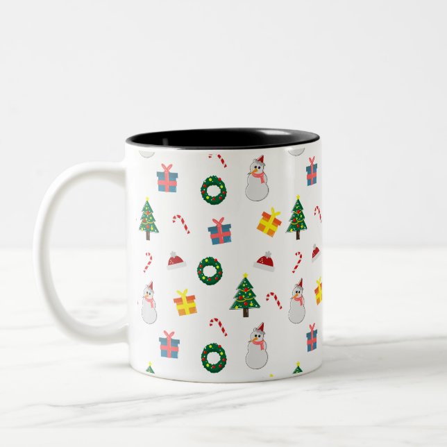 Christmas Gift  Zweifarbige Tasse (Links)