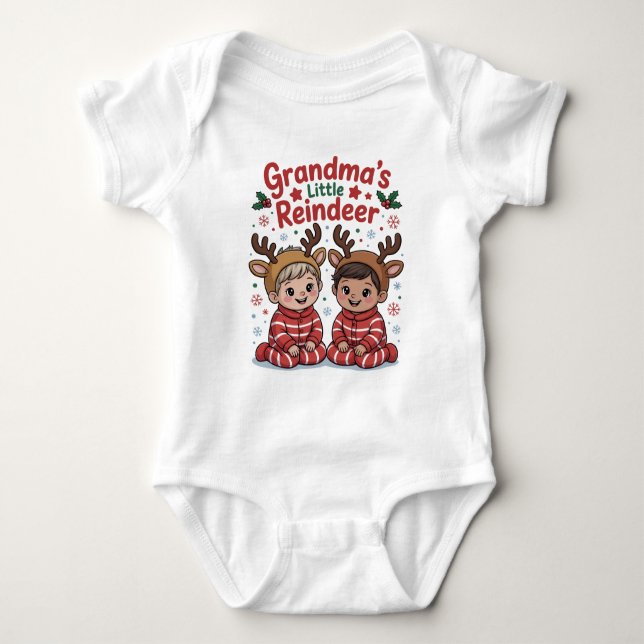 Christmas Gifts for Grandkids Reindeer Shirt (Vorderseite)