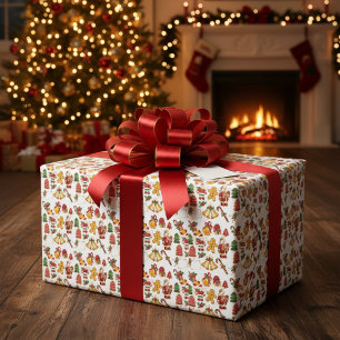 Christmas Ginger Breadman Collection Geschenkpapier