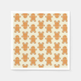 Christmas Gingerbread Cookie Party Napkins Serviette