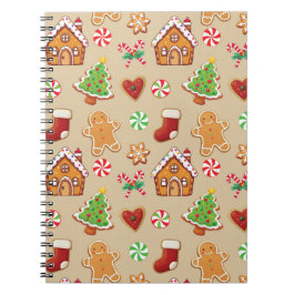 Christmas Gingerbread Cookies Planner Noterbook Notizblock