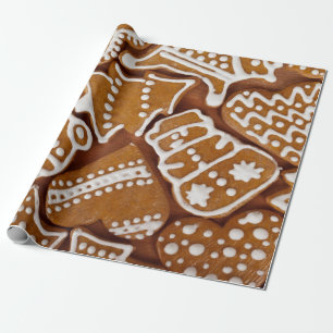 Christmas Gingerbread Holiday Cookies Geschenkpapier