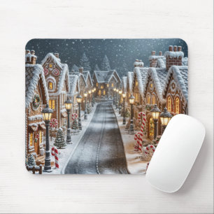 Christmas Gingerbread Lane Mousepad