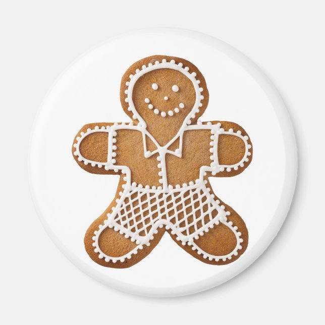 Christmas Gingerbread Man Magnet (Vorne)