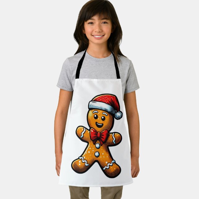 Christmas Gingerbread Man Schürze (Insitu)