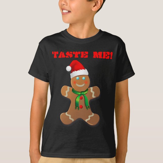 Christmas Gingerbread Man T-Shirt (Vorderseite)