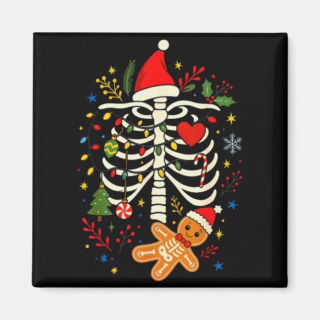 Christmas Gingerbread Pregnancy Announcement Mommy Magnet (Vorne)