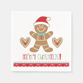Christmas Gingerbrett Party Napkin Serviette