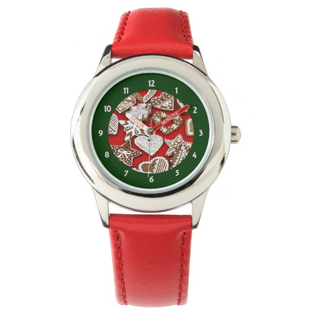 Christmas Gingerbrett Watch Armbanduhr (Vorderseite)