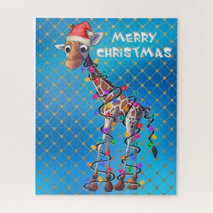 Christmas Giraffe Puzzle