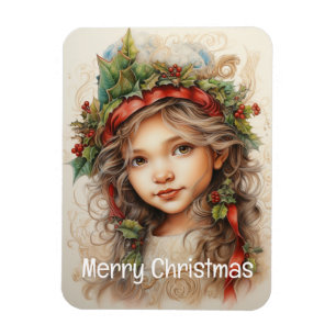 Christmas Girl Custom 5 von 25 Magnet